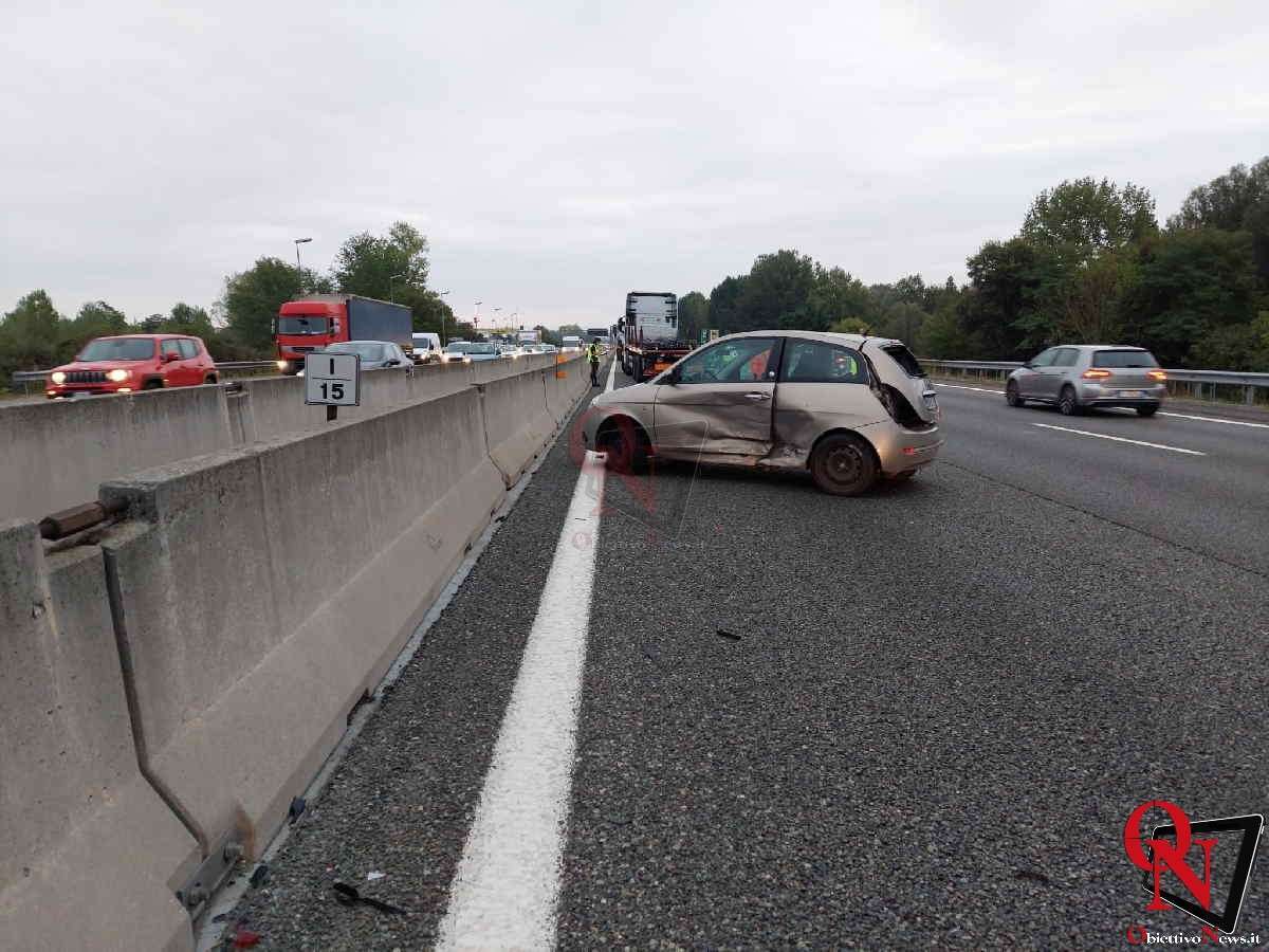 BORGARO TORINESE – Incidente in tangenziale nord, traffico congestionato (FOTO)