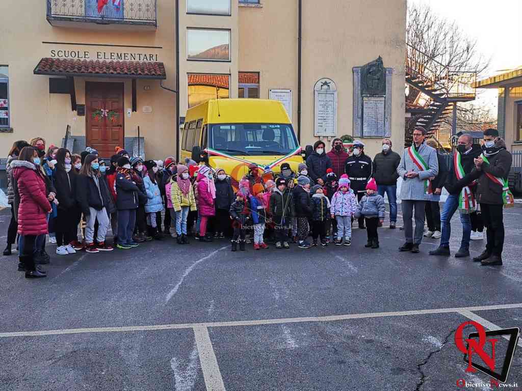 PRASCORSANO – Inaugurato il nuovo scuolabus (FOTO E VIDEO)