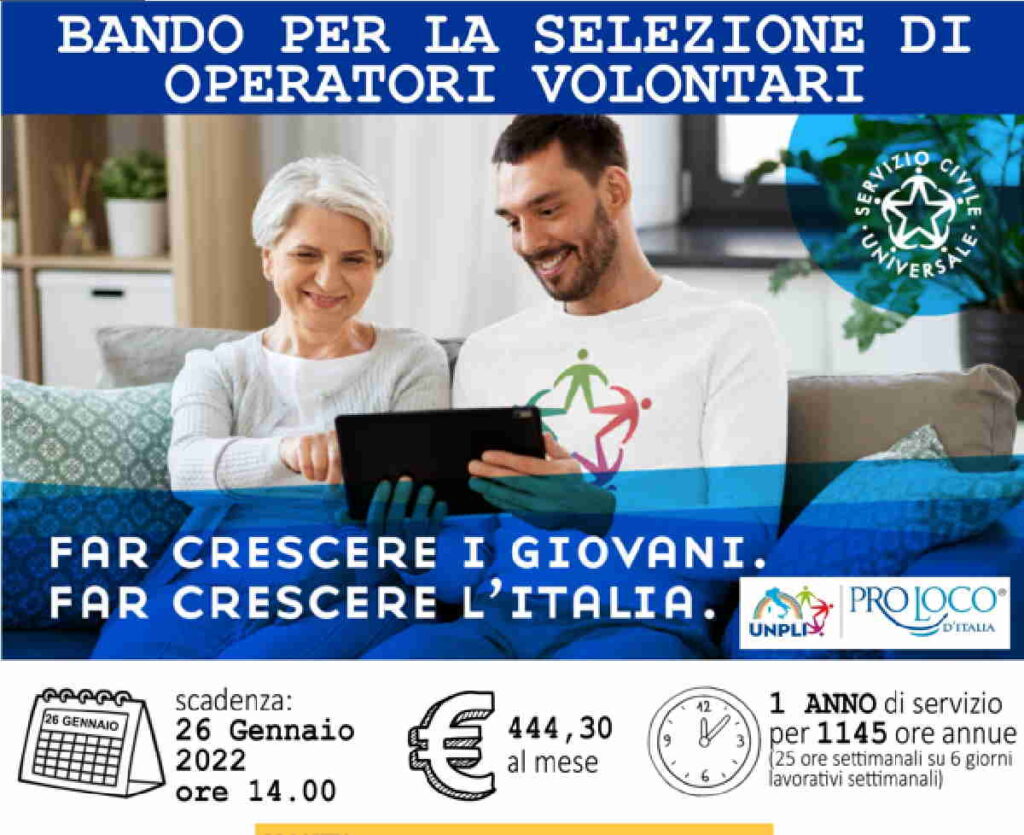RIVAROLO CANAVESE – Pro Loco: aperto il bando per il Servizio Civile Universale 1 RIVAROLO CANAVESE – Pro Loco: aperto il bando per il Servizio Civile Universale