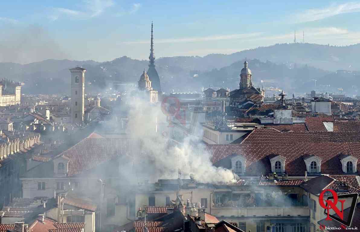 TORINO – Incendio ed esplosione in una palazzina di via Corte d'Appello (FOTO)