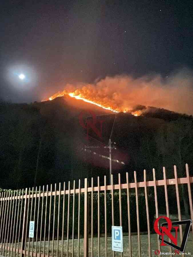 CAFASSE – Incendio boschivo al Monte Basso