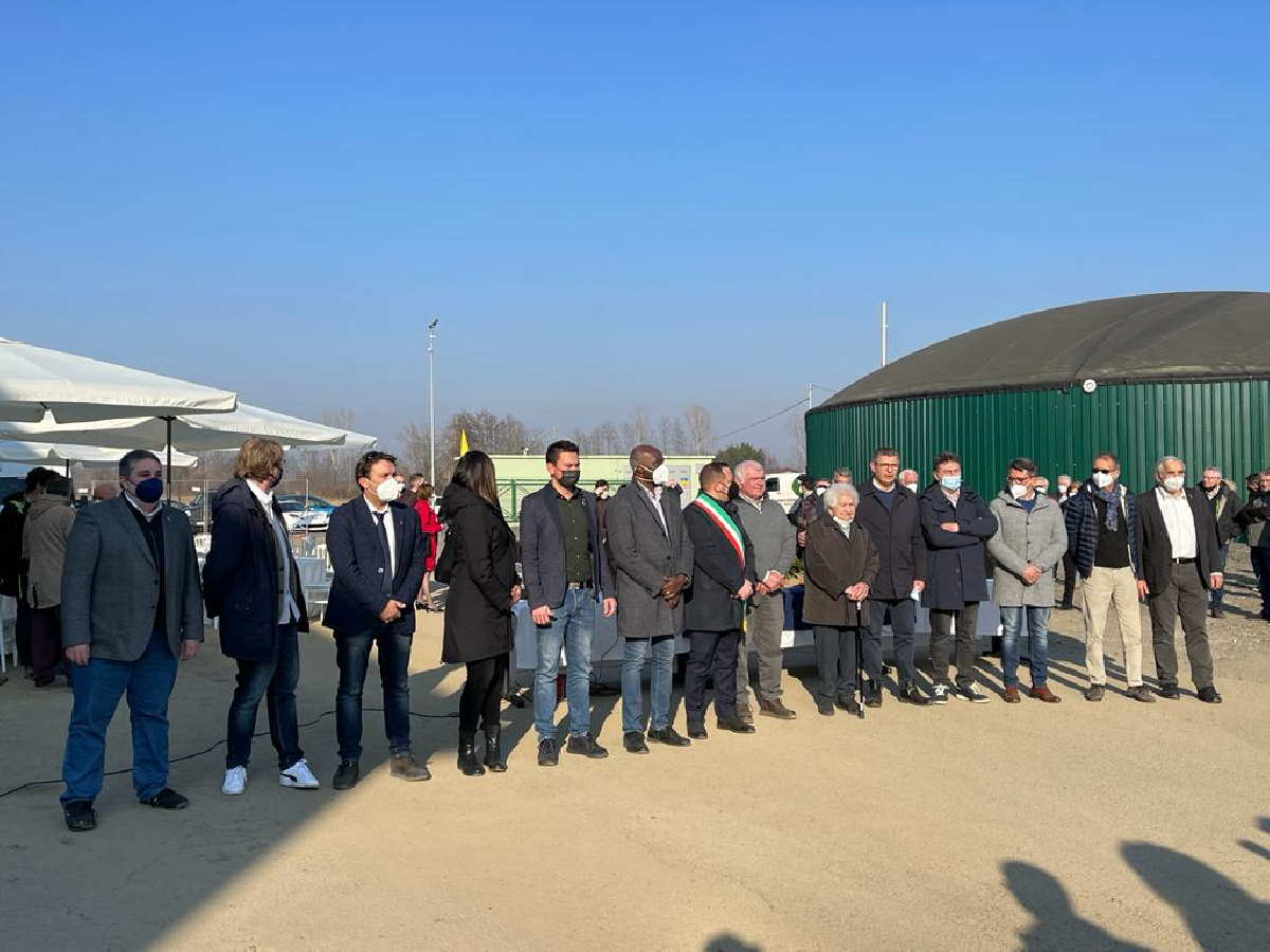 FAVRIA – Inaugurato a Favria un impianto a biogas (FOTO)