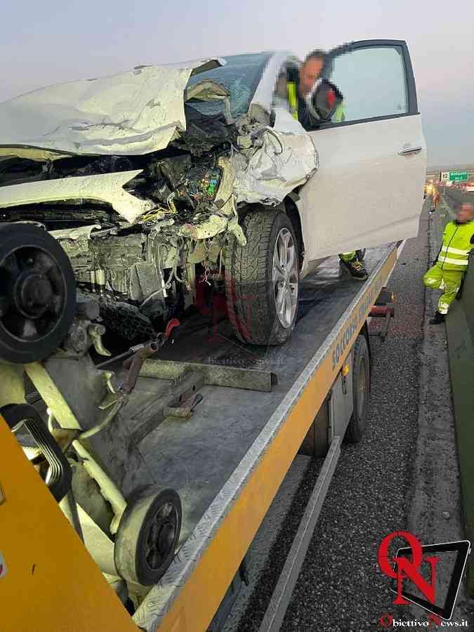 VENARIA REALE – Incidente in tangenziale nord, coinvolte 4 auto (FOTO)
