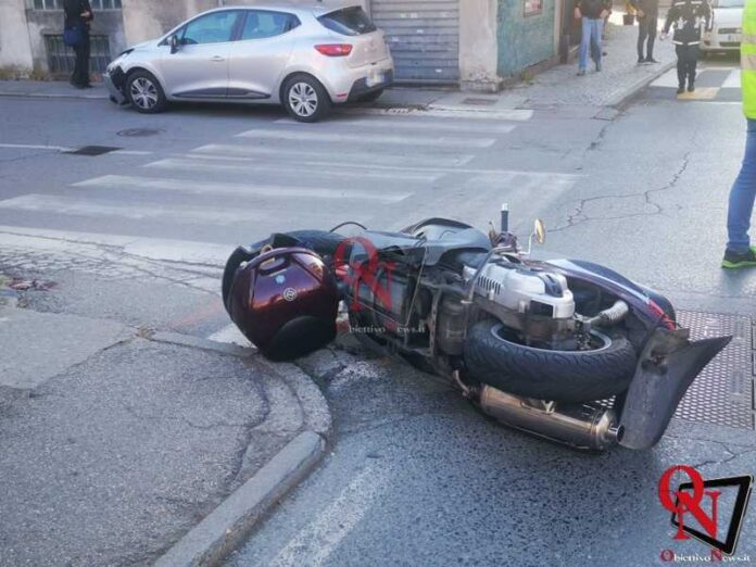 cuorgne scontro auto moto (2)
