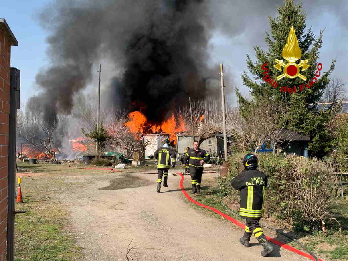 MAPPANO – Incendio in un capanno in strada Caffadio (FOTO)