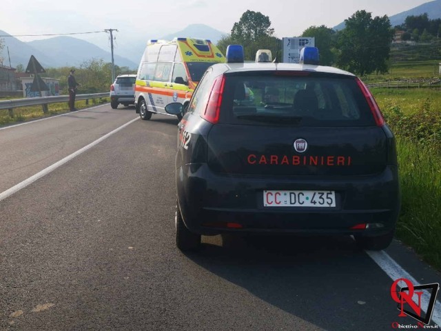 CASTELLAMONTE - Incidente in Frazione Spineto, un ferito (FOTO)