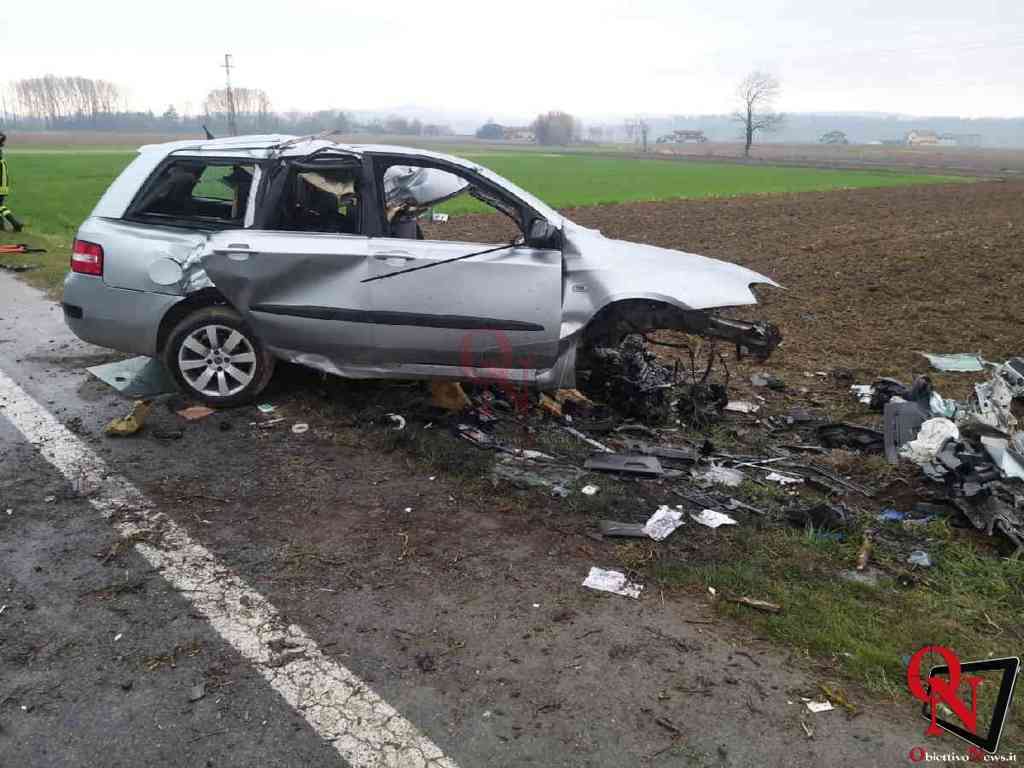 PIVERONE – Incidente mortale sulla SS228: auto si schianta contro un albero (FOTO)