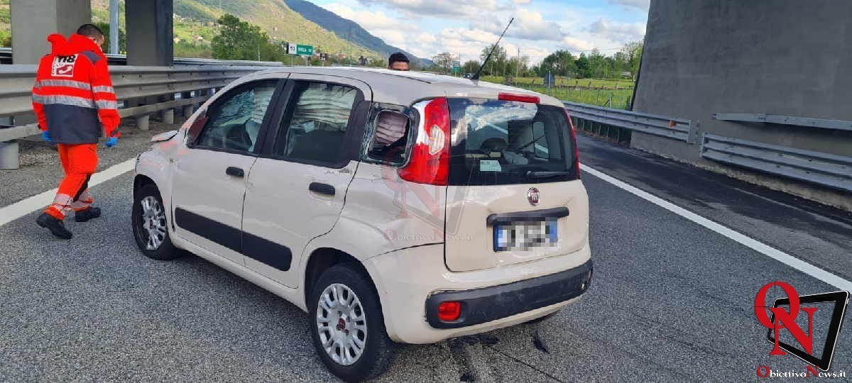 QUINCINETTO – Incidente sull’Autostrada A5; un ferito (FOTO)