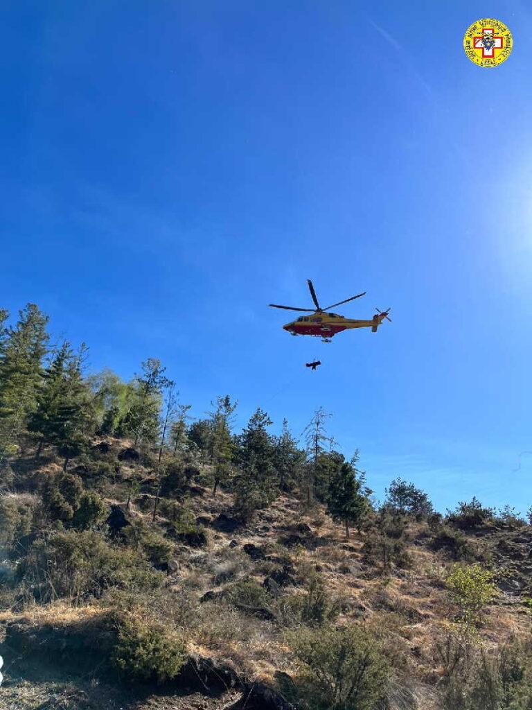 VIDRACCO – Soccorso un uomo in mountain bike rimasto ferito 1 VIDRACCO – Soccorso un uomo in mountain bike rimasto ferito