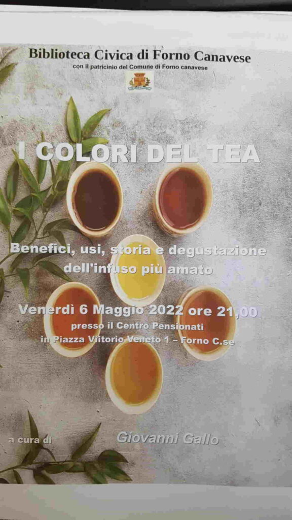 FORNO CANAVESE - Una serata dedicata al tea 1 FORNO CANAVESE - Una serata dedicata al tea