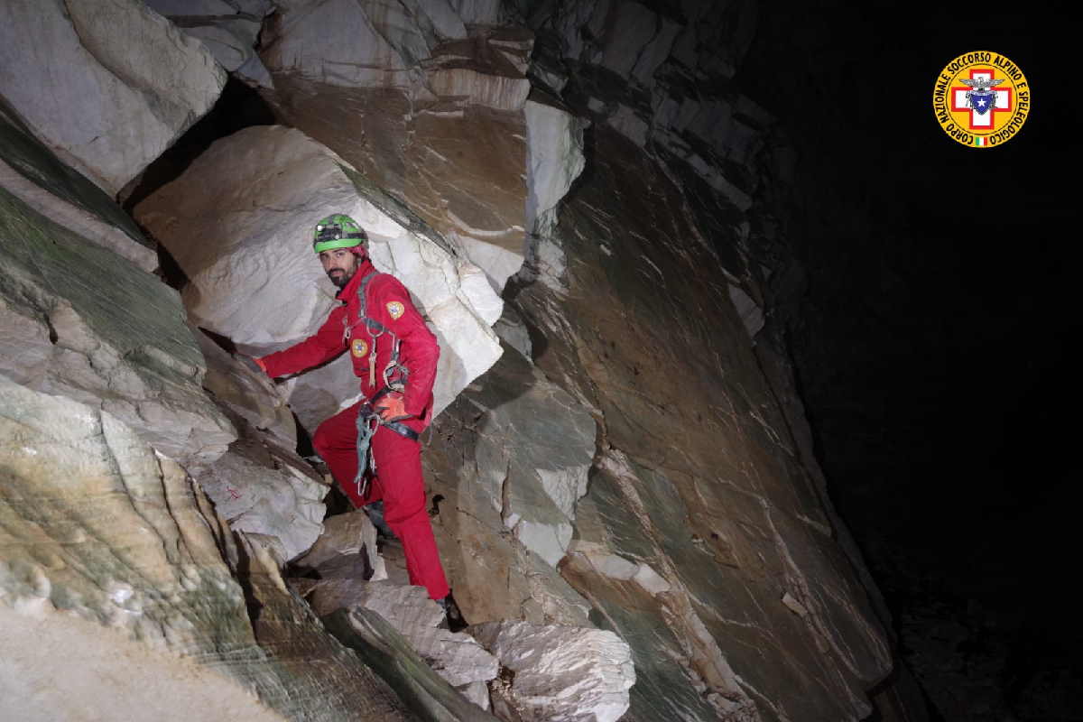PIEMONTE – Soccorso Alpino: esercitazione in grotta