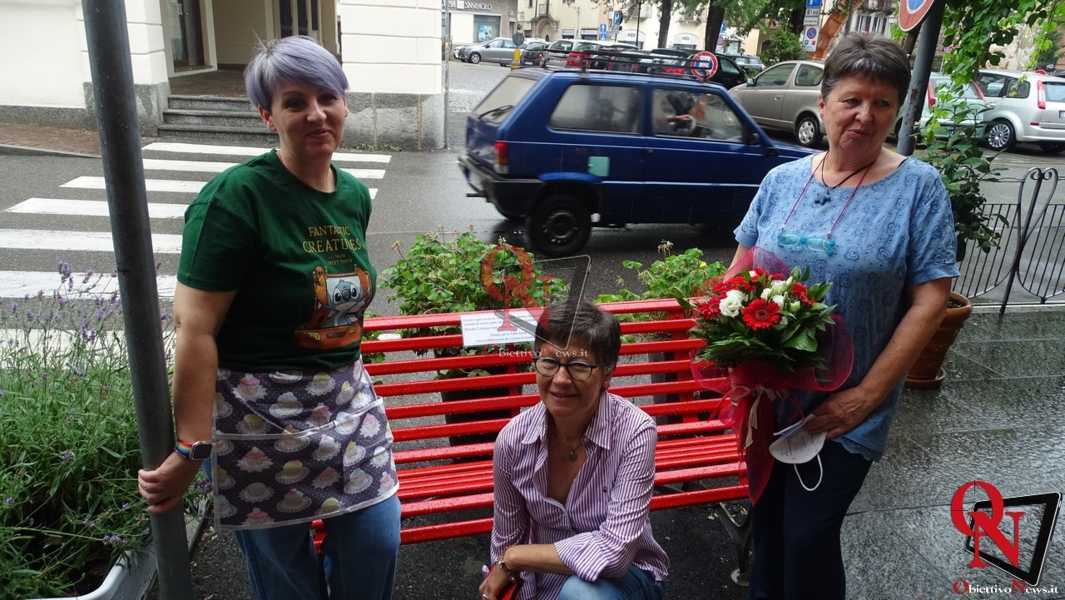 CASTELLAMONTE – Inaugurata la panchina rossa donata dalle Donne per la Valle Sacra (FOTO E VIDEO)
