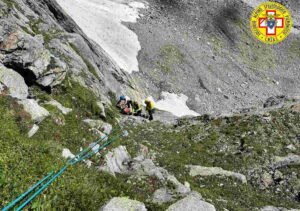 VERBANO – Salvato alpinista rimasto appeso durante una scalata del Mitterluck