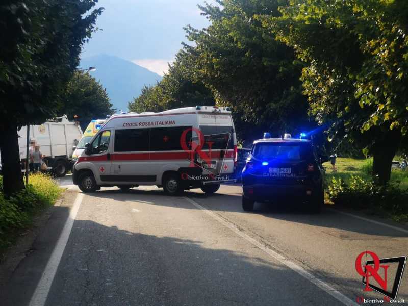 CASTELLAMONTE – Auto contro albero in strada per Cuorgnè, ferito il conducente (FOTO E VIDEO)
