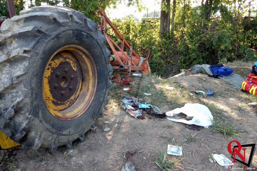 SAN GIORGIO CANAVESE – Incidente per un contadino di Lusigliè, rischia di perdere la gamba (FOTO)