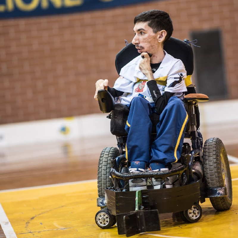 VOLPIANO - Roberto Graziano, un volpianese ai mondiali di Powerchair Hockey 1 VOLPIANO - Roberto Graziano, un volpianese ai mondiali di Powerchair Hockey