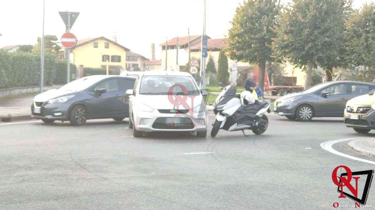 BOSCONERO – Scontro auto – scooter sulla 460 all’incrocio con frazione Mastri (FOTO)