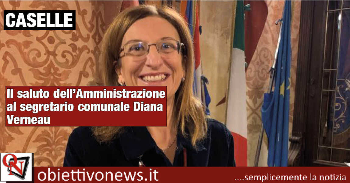 CASELLE Il saluto dell'Amministrazione al segretario comunale Diana
