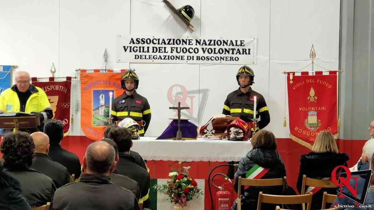 BOSCONERO - I VVF celebrano Santa Barbara ricordando il volontario Massimo La Scala (FOTO E VIDEO)