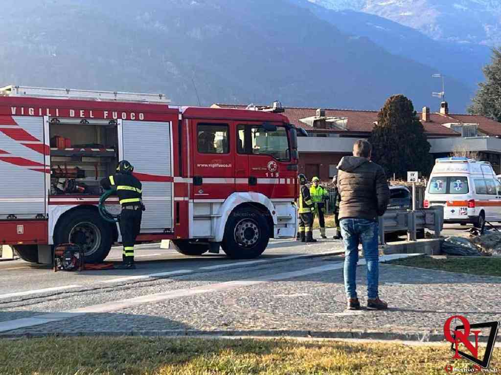 BORGOFRANCO D'IVREA – Incidente sulla Statale 26 (FOTO) 1 borgofranco incidente statale 26