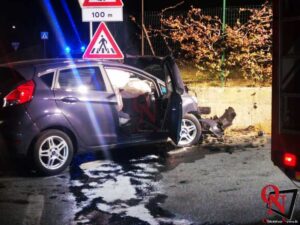 MAZZÈ – Incidente in via Tonengo; deceduto il conducente (FOTO E VIDEO)