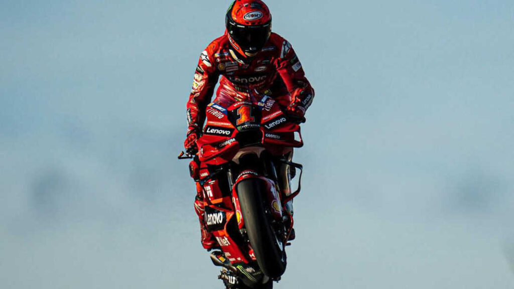 MOTOCICLISMO - Bagnaia da record a Portimao 2 MOTOCICLISMO - Bagnaia da record a Portimao