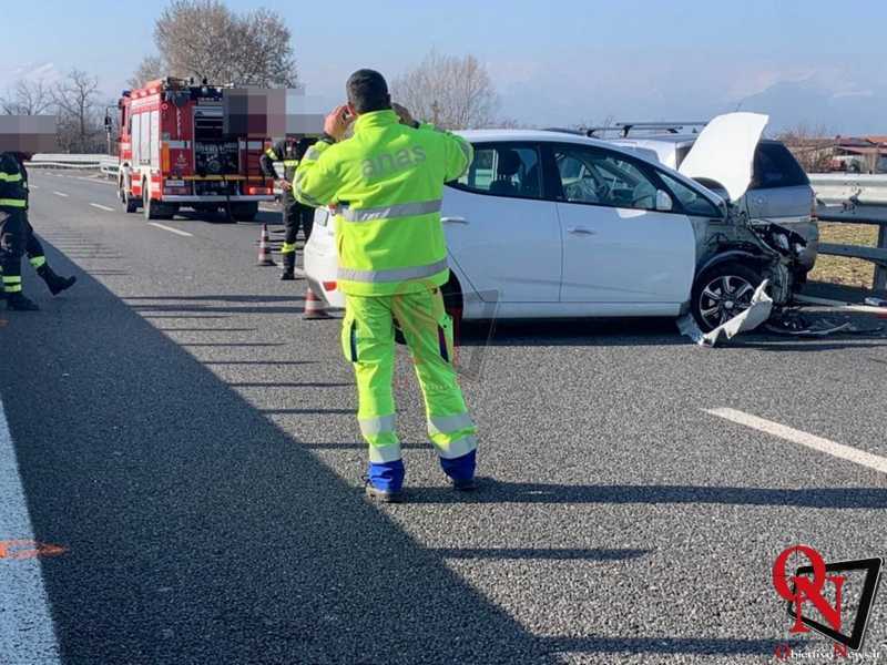 CASELLE - Incidente sul raccordo autostradale Torino-Caselle (FOTO)