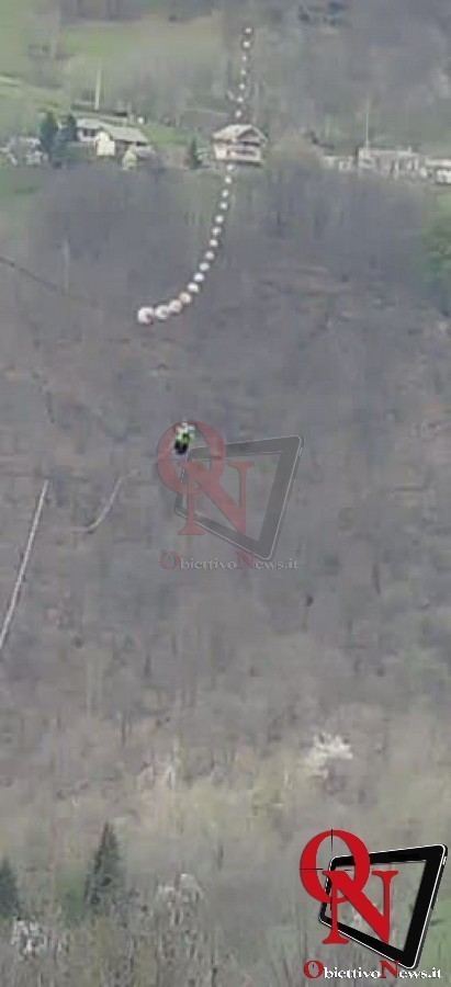 FRASSINETTO – Due turisti restano sospesi nel vuoto durante un “volo” all'Arcansel 1 frassinetto sospesi