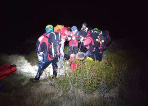 FRASSINETTO – Portati in salvo i due escursionisti bloccati a Punta Rama
