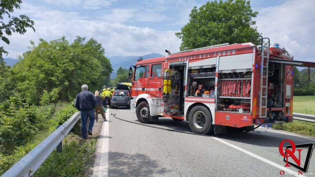 CASTELLAMONTE - Incidente a Spineto: 3 auto e 4 feriti (FOTO E VIDEO) 6 castellamonte incidente fraz spineto