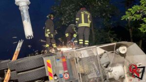 MONTALENGHE – Sp82 riaperta a mezzanotte (FOTO)