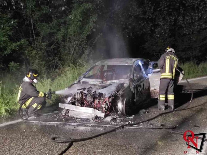montanaro incendio auto