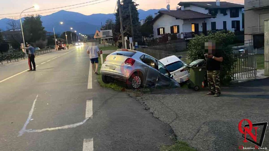 BUSANO – Incidente in via Circonvallazione: coinvolte 2 vetture 1 busano incidente via circonvallazione scontro 2 auto