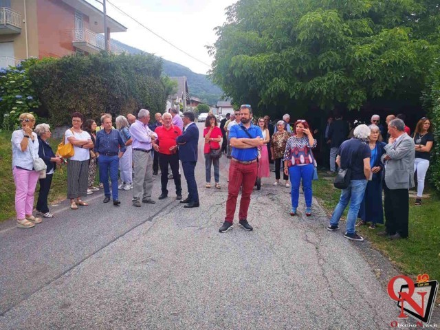 ALPETTE - Intitolata a Marino Ceretto Castigliano la strada che porta a Sparone (FOTO E VIDEO)