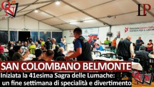 SAN COLOMBANO BELMONTE – Iniziata la 41esima Sagra delle Lumache (FOTO E VIDEO)