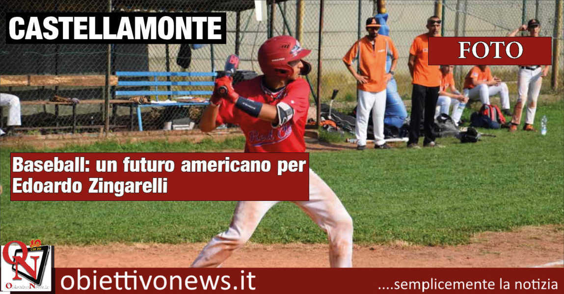 CASTELLAMONTE - Baseball: un futuro americano per Zingarelli