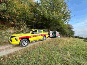 CHIAVERANO – Cade durante un’escursione in bici: elitrasportata al Cto