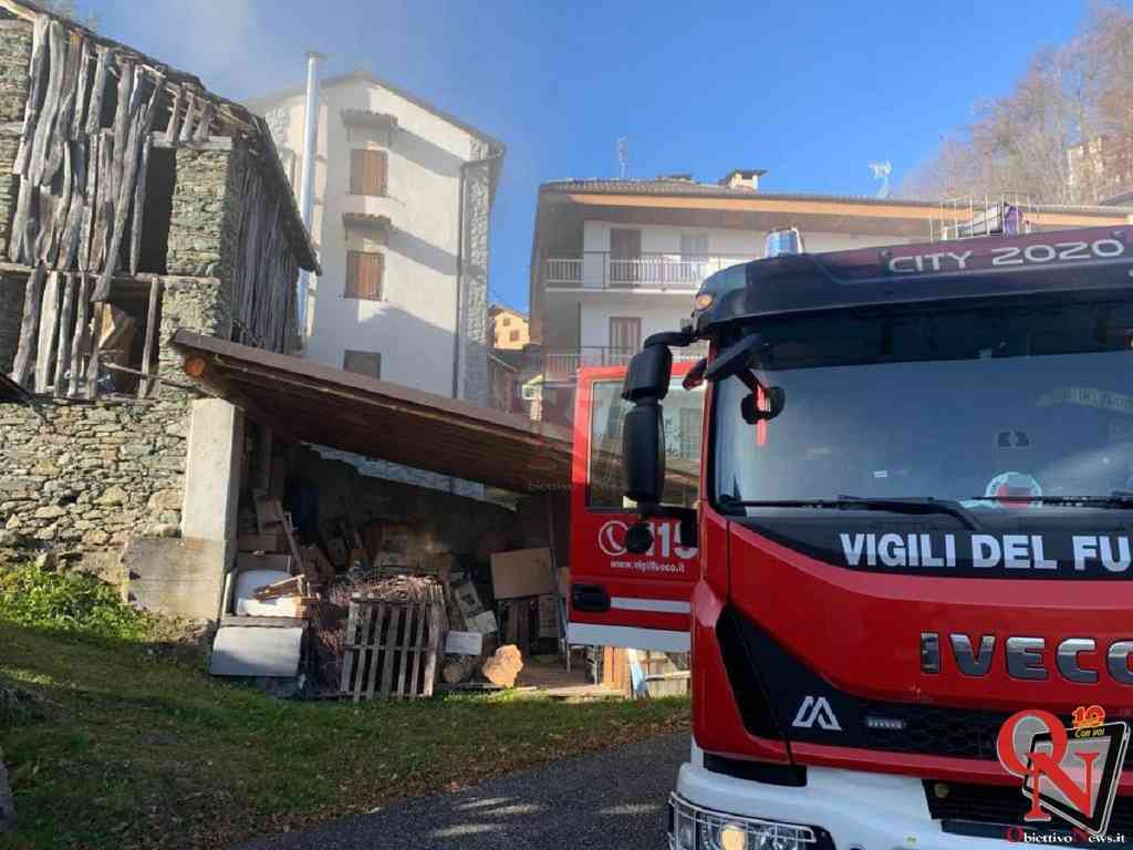 VIU' – Incendio alloggio in frazione Venera (FOTO)