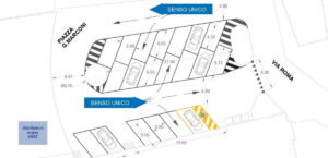 CUCEGLIO – Un nuovo senso unico applicato nella centrale piazza Guglielmo Marconi