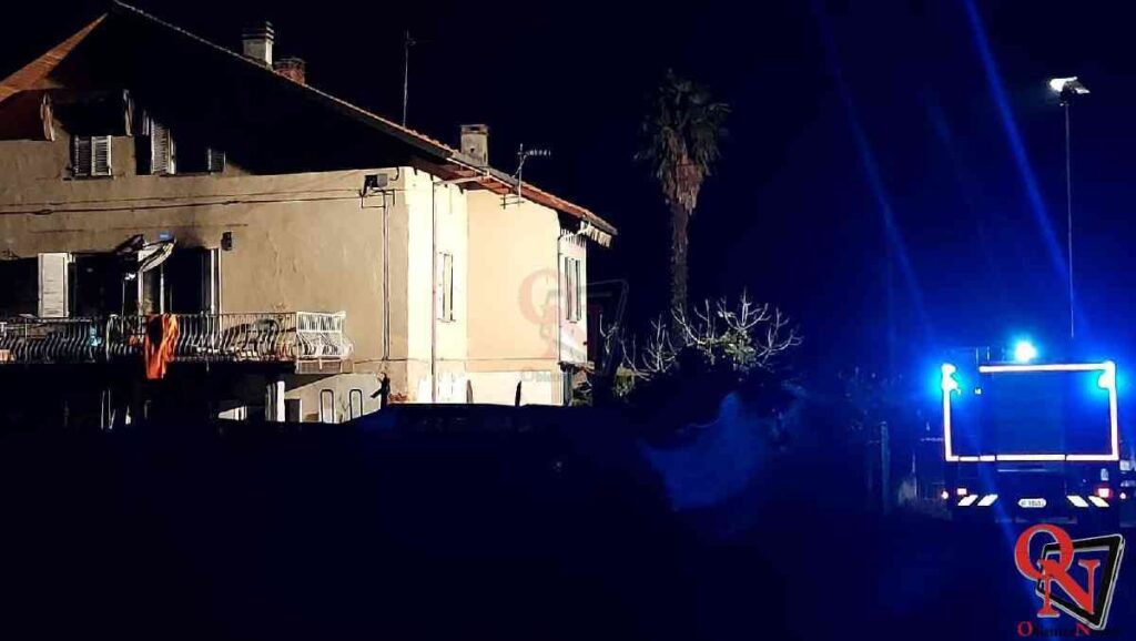 Rivarossa incendio alloggio