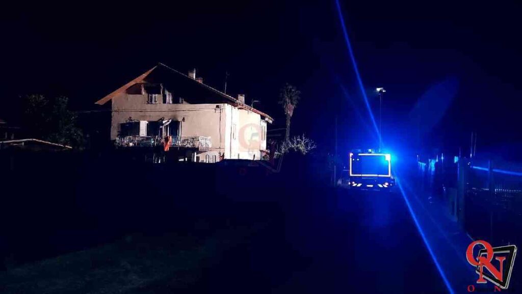 Rivarossa incendio alloggio