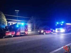 BUSANO – Incendio camino in via Valperga: lievemente intaccato il tetto