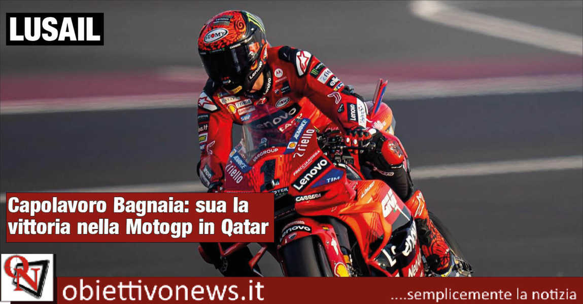 MOTOGP – Capolavoro Bagnaia: sua la vittoria in Qatar