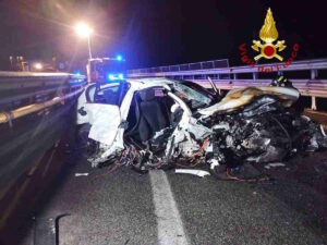 ASTI – Imboccano la rampa di immissione sulla A33 contromano: due morti e un ferito grave (FOTO)