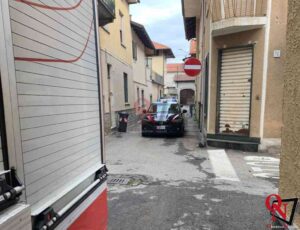 NOLE – Incendio in abitazione; lievemente intossicato un uomo (FOTO)