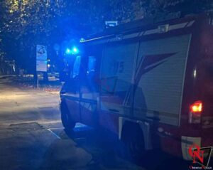 CALUSO – Allarme per fuga gas in un condominio di via Montello (FOTO)