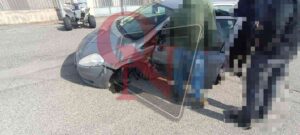 BUSANO – Incidente in via XXV Aprile; ferita una conducente (FOTO)