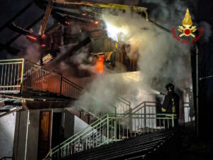COASSOLO – Incendio casa in borgata Airola; un uomo è rimasto ustionato (FOTO)
