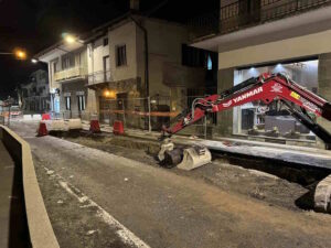 FAVRIA – Riaperta via Caporal Cattaneo, era chiusa per il cedimento del manto stradale