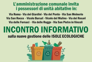 LOCANA – Incontro pubblico sulle isole ecologiche